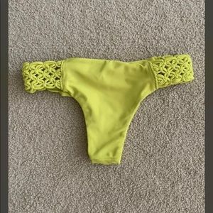 MIKOH Women's Yellow Swim Bottom Size XS